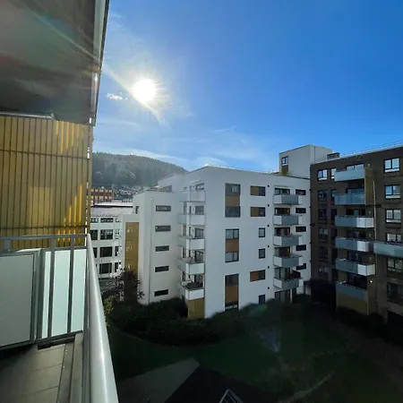 Apartment New, Cozy With Private Balcony Bergen